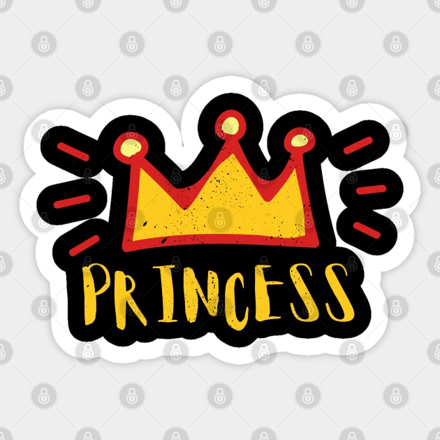 Princess crown Graffiti Sticker by Juliet & Gin